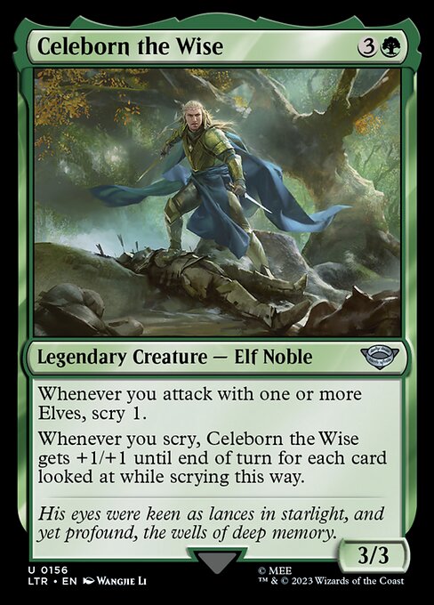 Celeborn the Wise - The Lord of the Rings: Tales of Middle-earth Magic card