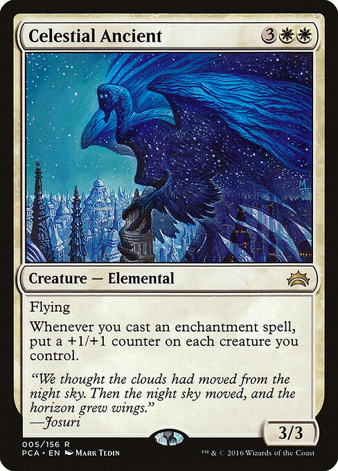 Celestial Ancient - Planechase Anthology (#5) - Illustrated by Mark Tedin - Magic: The Gathering Card