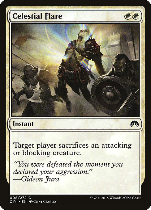 Celestial Flare - Magic Origins (#8) - Illustrated by Clint Cearley - Magic: The Gathering Card