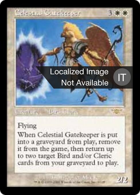 Celestial Gatekeeper - Legions (#6) - Illustrated by Christopher Moeller - Magic: The Gathering Card