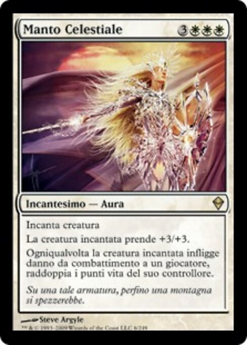 天界のマントル (Celestial Mantle) - Zendikar (#6) - Illustrated by Steve Argyle - Magic: The Gathering Card