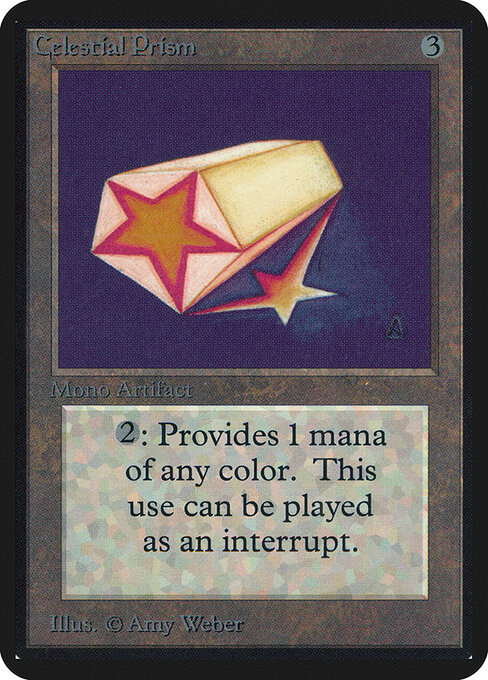 Celestial Prism - Fourth Edition Foreign Black Border (#304) - Illustrated by Amy Weber - Magic: The Gathering Card