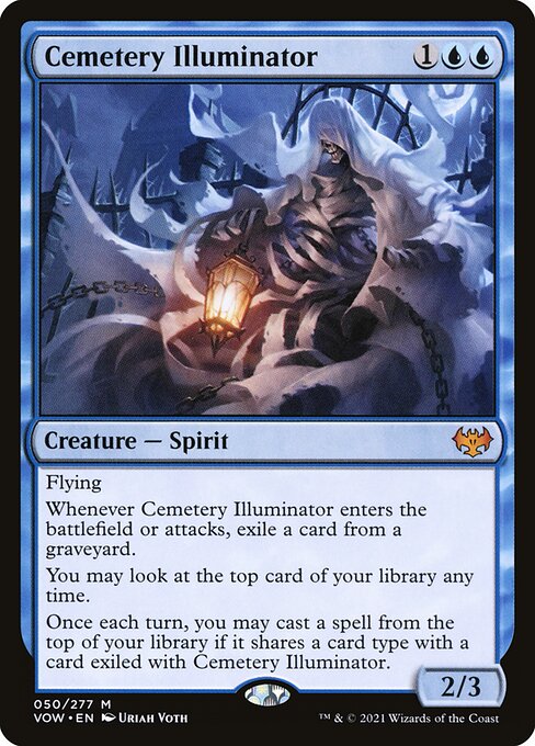 Cemetery Illuminator - Innistrad: Crimson Vow (#50) - Illustrated by Uriah Voth - Magic: The Gathering Card