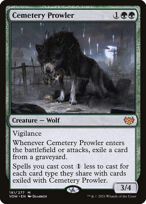 Cemetery Prowler - Innistrad: Crimson Vow Magic card