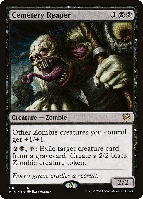 Cemetery Reaper - Midnight Hunt Commander Magic card