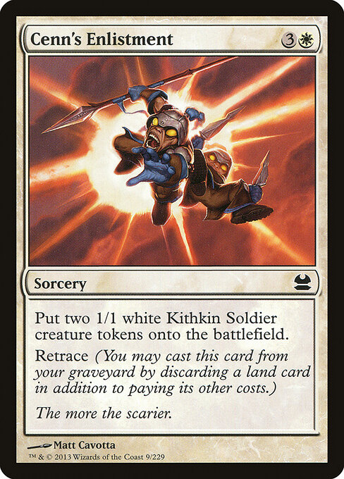 Cenn's Enlistment - Modern Masters Magic card
