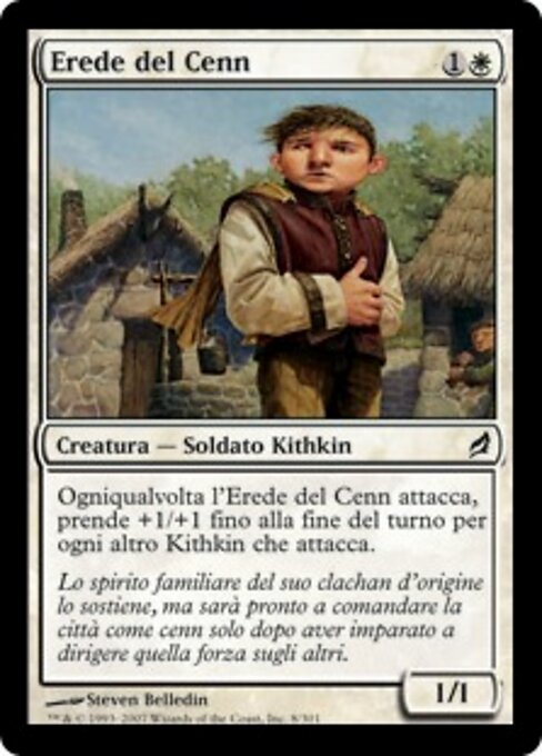 Erede del Cenn (Cenn's Heir) - Lorwyn (#8) - Illustrated by Steven Belledin - Magic: The Gathering Card