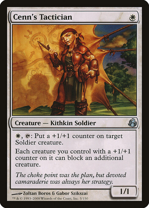 Cenn's Tactician - Morningtide (#5) - Illustrated by Zoltan Boros & Gabor Szikszai - Magic: The Gathering Card