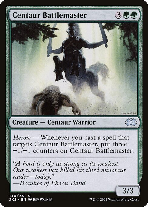 Centaur Battlemaster - Double Masters 2022 Magic card