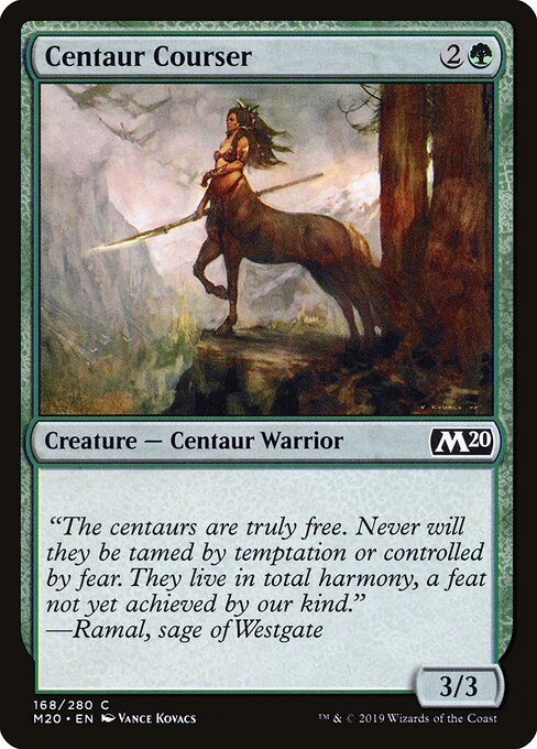 Centaur Courser - Core Set 2020 Magic card