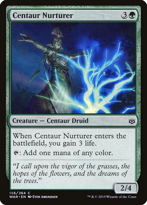 Centaur Nurturer - War of the Spark Magic card