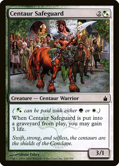 Centaur Safeguard - Ravnica: City of Guilds Magic card