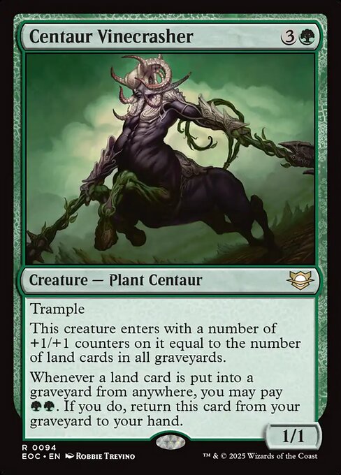 Centaur Vinecrasher - Edge of Eternities Commander Magic card