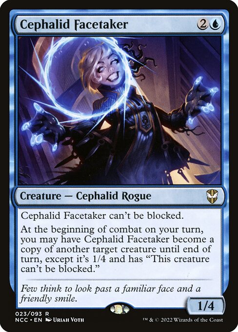 Cephalid Facetaker - New Capenna Commander (#23) - Illustrated by Uriah Voth - Magic: The Gathering Card