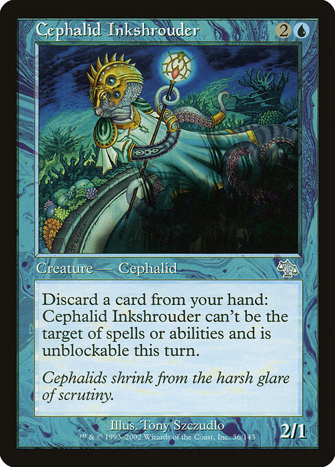 Cephalid Inkshrouder - Judgment Magic card