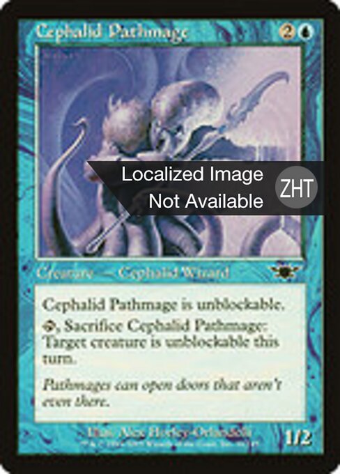 Zephaliden-Wegbereiter (Cephalid Pathmage) - Legions (#31) - Illustrated by Alex Horley-Orlandelli - Magic: The Gathering Card