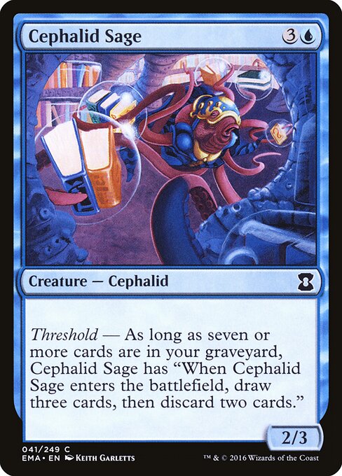 Cephalid Sage - Eternal Masters Magic card