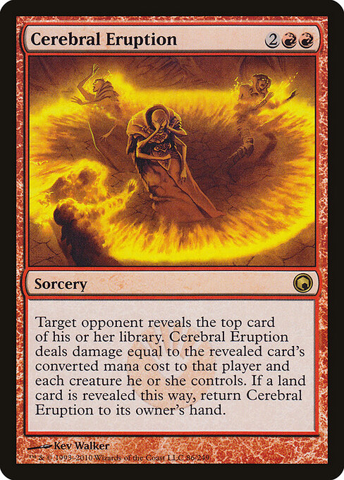 Cerebral Eruption - Scars of Mirrodin Magic card