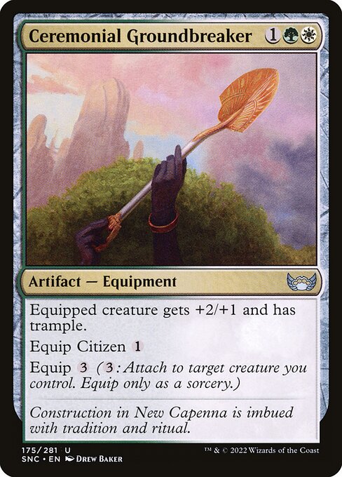 Ceremonial Groundbreaker - Streets of New Capenna Magic card