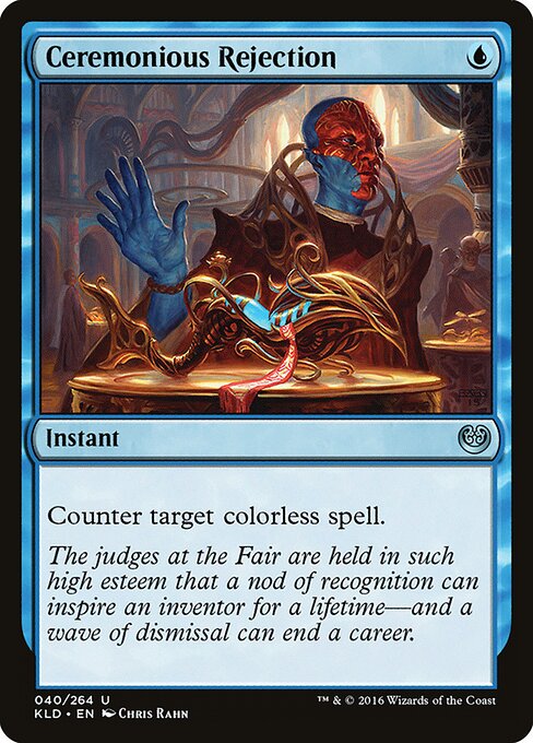 Ceremonious Rejection - Kaladesh Magic card