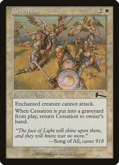 Cessation - Urza's Legacy Magic card