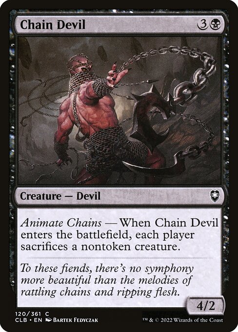 Chain Devil - Commander Legends: Battle for Baldur's Gate Magic card