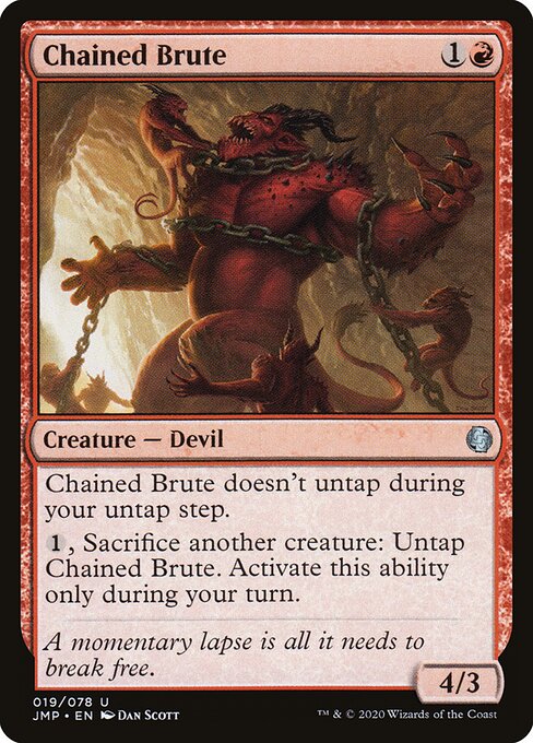 Chained Brute - Jumpstart Magic card