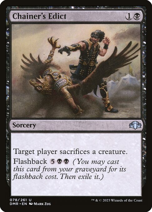 Chainer's Edict - Dominaria Remastered Magic card