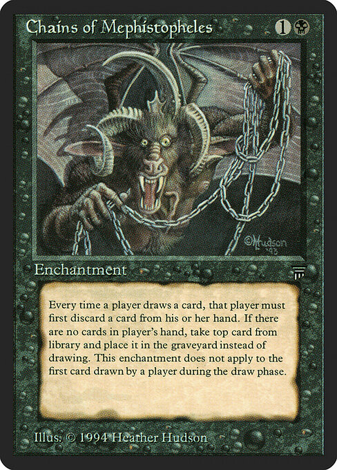 Chains of Mephistopheles - Masters Edition (#63) - Illustrated by Heather Hudson - Magic: The Gathering Card