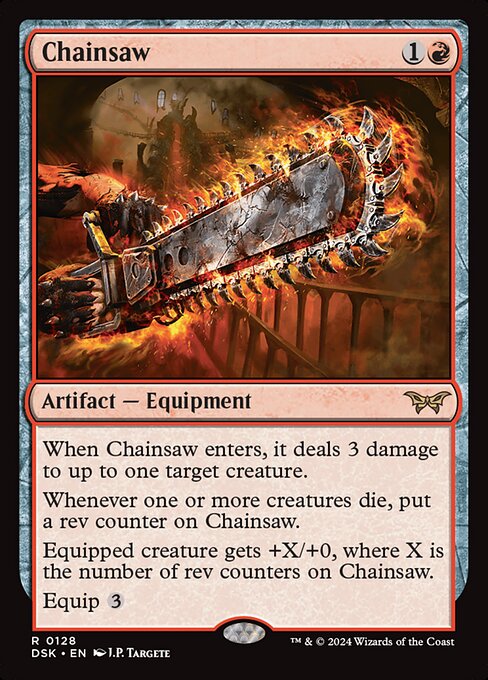 Chainsaw - Duskmourn: House of Horror Magic card