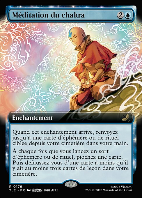 Chakra-Meditation (Chakra Meditation) - Avatar: The Last Airbender Eternal (#179) - Illustrated by Hori Airi - Magic: The Gathering Card