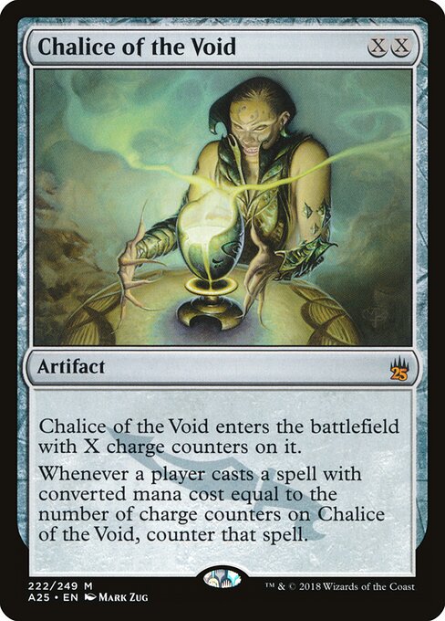 Chalice of the Void - Masters 25 (#222) - Illustrated by Mark Zug - Magic: The Gathering Card