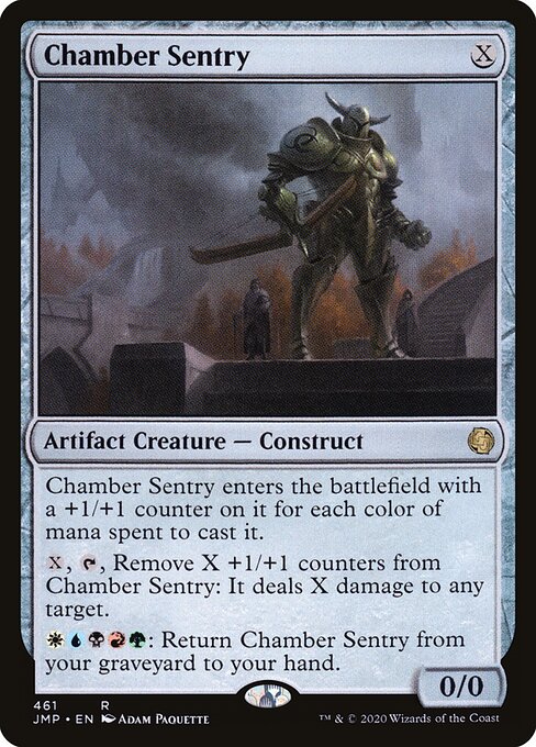 Chamber Sentry - Jumpstart (#461) - Illustrated by Adam Paquette - Magic: The Gathering Card