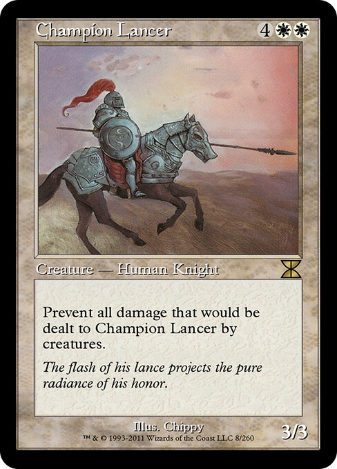 Champion Lancer - Masters Edition IV Magic card