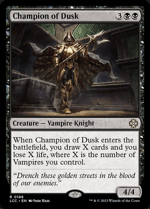Champion of Dusk - The Lost Caverns of Ixalan Commander Magic card