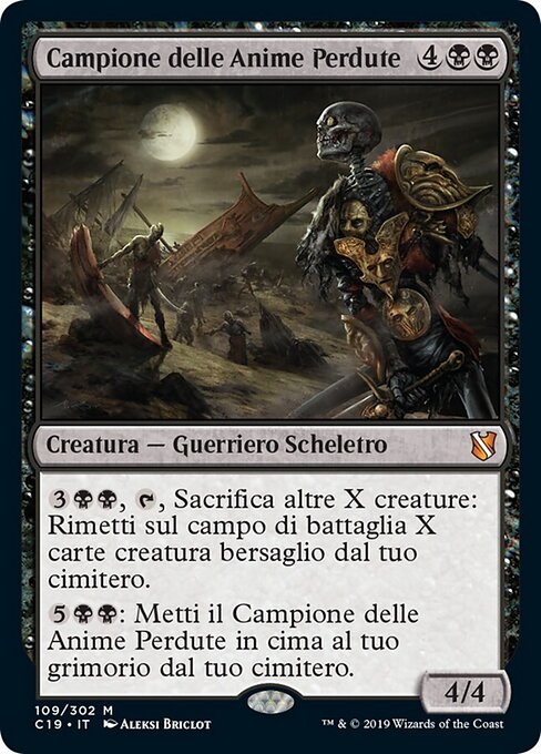 Champion der verlorenen Seelen (Champion of Stray Souls) - Commander 2019 (#109) - Illustrated by Aleksi Briclot - Magic: The Gathering Card