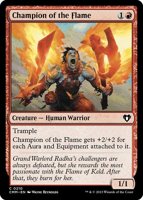 Champion of the Flame - Commander Masters Magic card