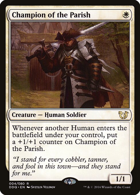 Champion of the Parish - Duel Decks: Blessed vs. Cursed Magic card
