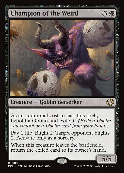 Champion of the Weird - Lorwyn Eclipsed Magic card