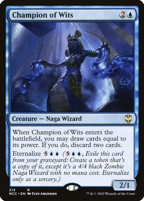 Champion of Wits - New Capenna Commander Magic card