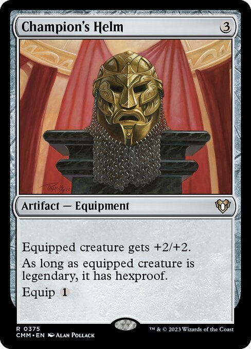 Champion's Helm - Commander Masters Magic card