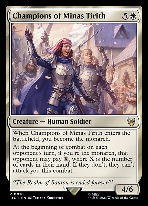 Champions of Minas Tirith - Tales of Middle-earth Commander Magic card