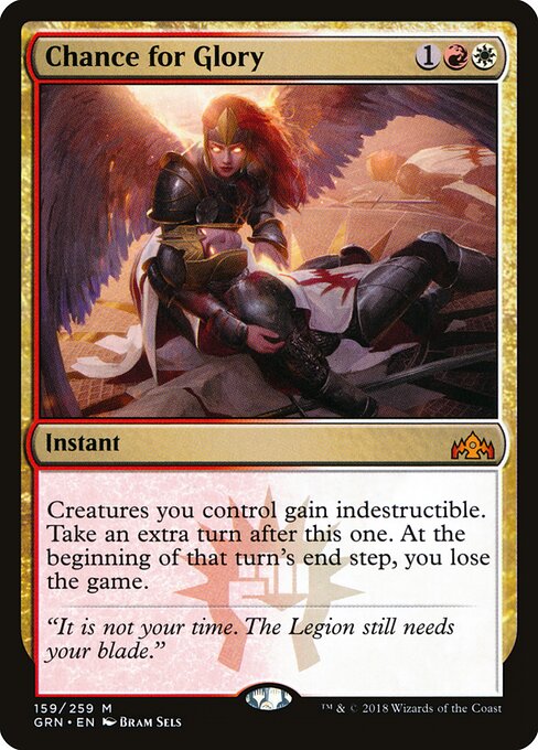 Chance for Glory - Guilds of Ravnica Magic card