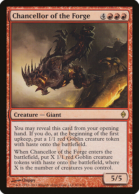 Chancellor of the Forge - New Phyrexia Magic card