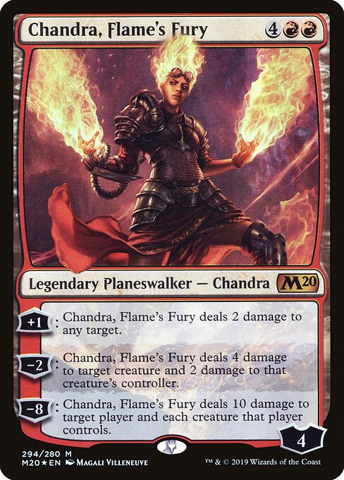 Chandra, Flame's Fury - Core Set 2020 Magic card