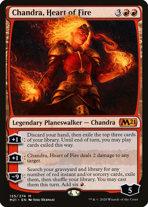 Chandra, Heart of Fire - Core Set 2021 Magic card