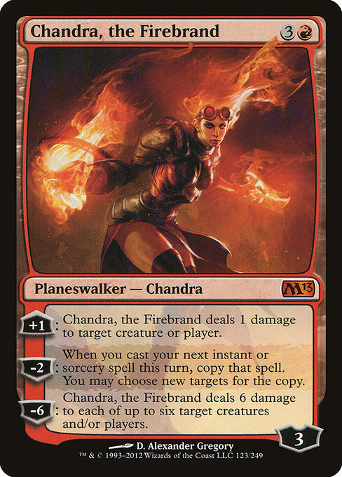 Chandra, the Firebrand - Magic 2013 Magic card