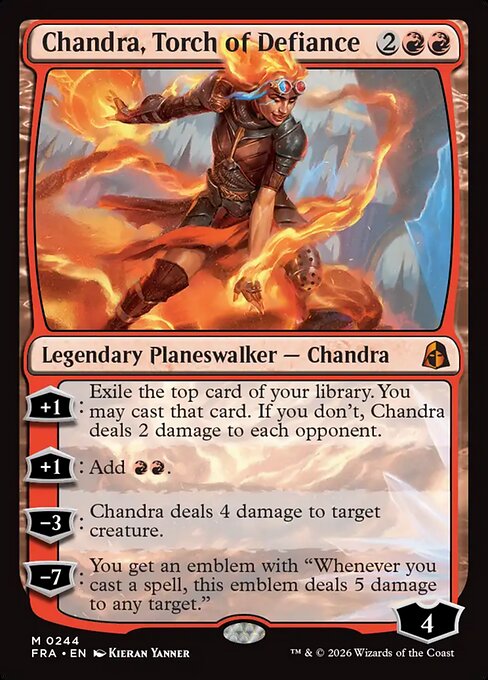 Chandra, Torch of Defiance - Reality Fracture Magic card