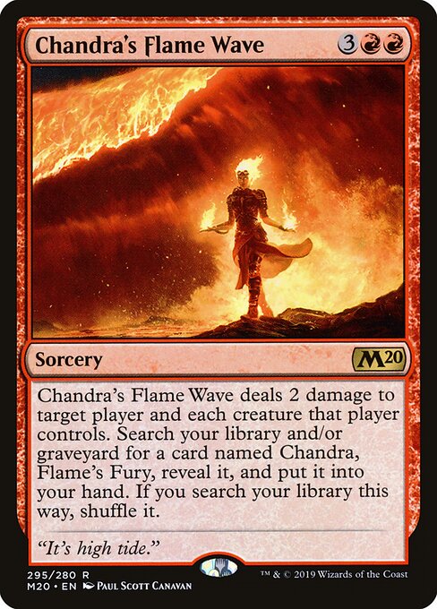 Chandra's Flame Wave - Core Set 2020 Magic card