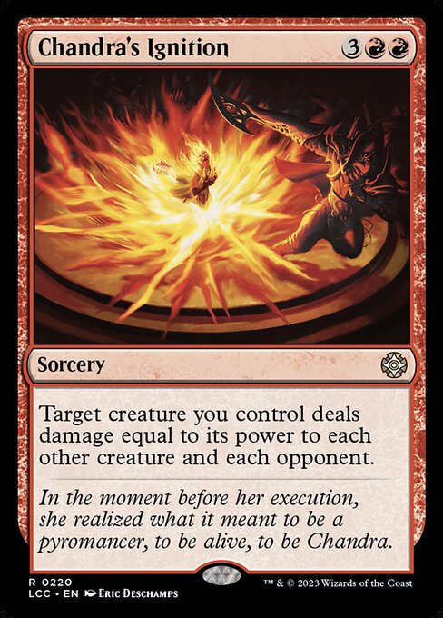 Chandra's Ignition - The Lost Caverns of Ixalan Commander Magic card